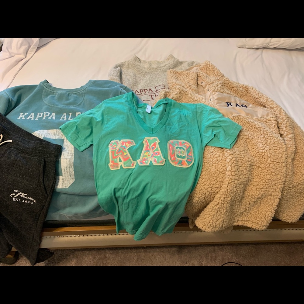 Various Kappa Alpha Theta apparel (size xs-m)